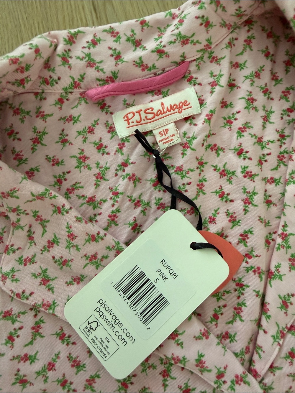PJ Salvage Ditsy Floral Print Shorts Set - Picture 3 of 4